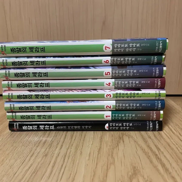 [BUNJANG] Seraph of the End Novel Volume 1-7 + Mikaela's Story Volume 1 Set / 종말의 세라프 소설 팜