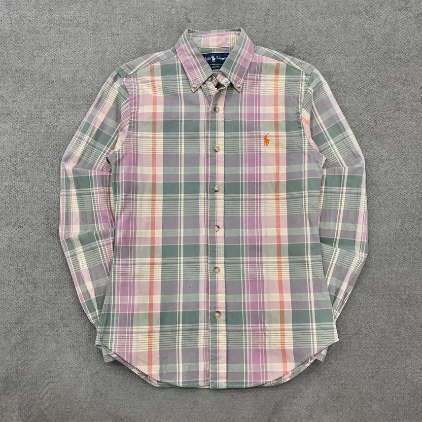 [BUNJANG] Polo Ralph Lauren Women's Plaid Shirt / S 폴로 랄프로렌 여성 체크 셔츠