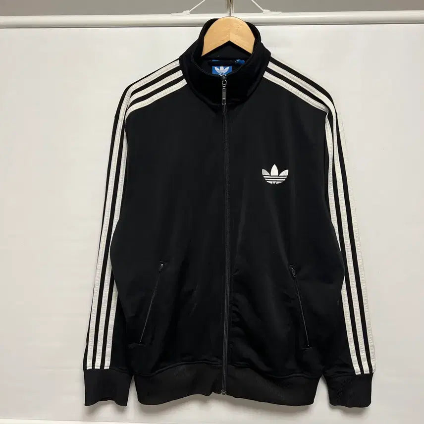 [BUNJANG] Adidas Full-Zip Firebird Track Top Jersey Black (110) / [정품/110] 아디다스 구파이어버드 블랙 트랙탑 져지
