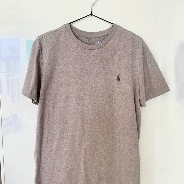 [BUNJANG] Polo Ralph Lauren Beige Short-Sleeve T-Shirt (S) / 폴로 랄프로렌 베이지 반팔티 S