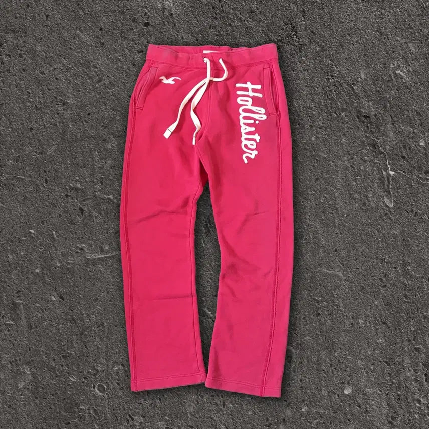 [BUNJANG] Hollister Pink Track Pants / M) 홀리스터 핑크 츄리닝 바지