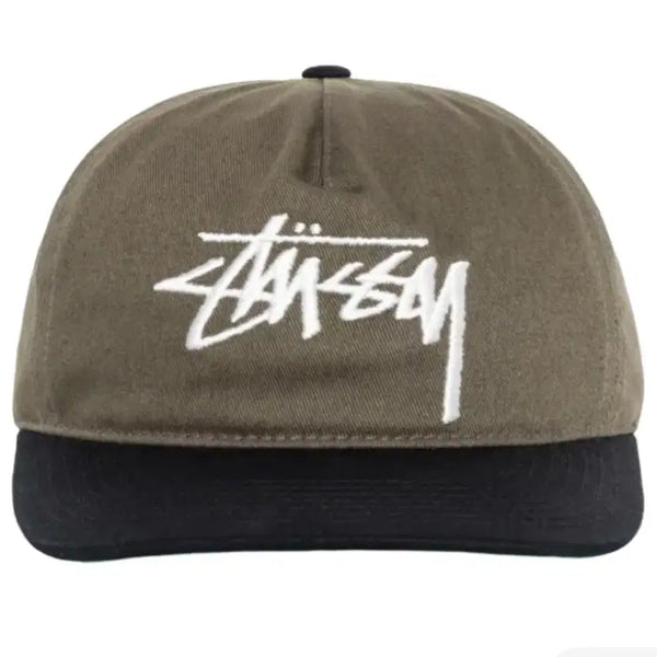 [BUNJANG] Stussy Mid Depts Big Stock Snapback Olive / 스투시 미드 뎁스 빅 스탁 스냅백 올리브