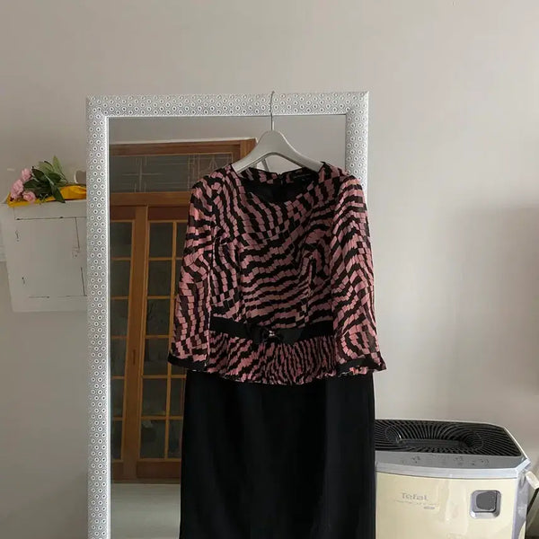[BUNJANG] Luciano Choi Luxury One-Piece Dress / 루치아노최 완전 럭셔리 원피스 55-66.직장.하객 청담동룩 원피스