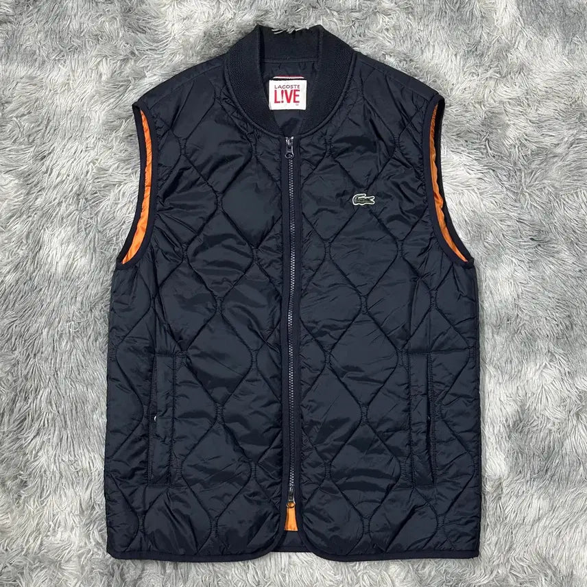 [BUNJANG] Lacoste Quilted Padded Vest / 라코스테 퀄팅 패딩조끼