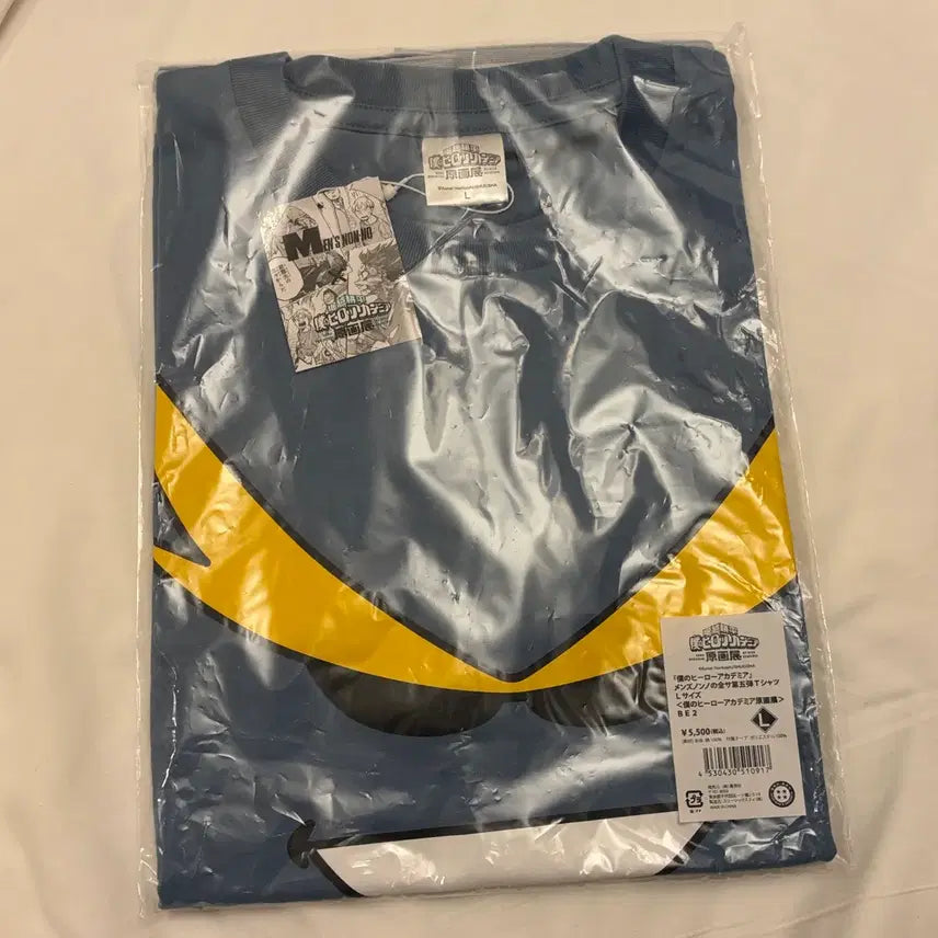 [BUNJANG] My Hero Academia Hiroaka Original Drawing Exhibition Men's Non-no T-shirt L (Sealed) / 나의 히어로 아카데미아 히로아카 원화전 맨즈논노 티셔츠 L 미개봉