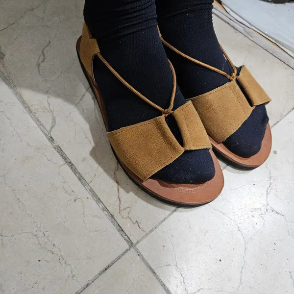 [BUNJANG] Natural Leather Lightweight Vietnamese Sandals (240) / 천연가죽 가벼운 베트남 샌들 240