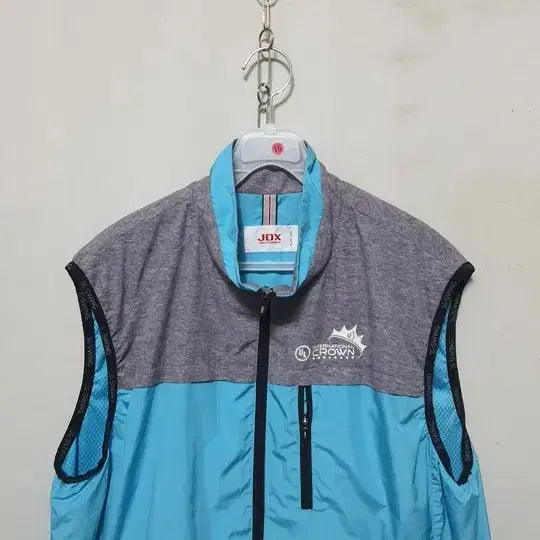 [BUNJANG] JDX Men's Spring/Summer Golf Vest Sky Blue/Gray Size 100 / 0016) JDX 남성 춘하 골프 조끼 100