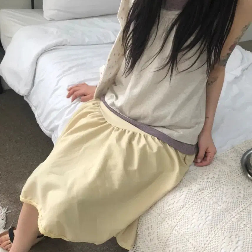 [BUNJANG] HAVE Sorbet Midi Skirt / 헤브 소르베 미디 스커트
