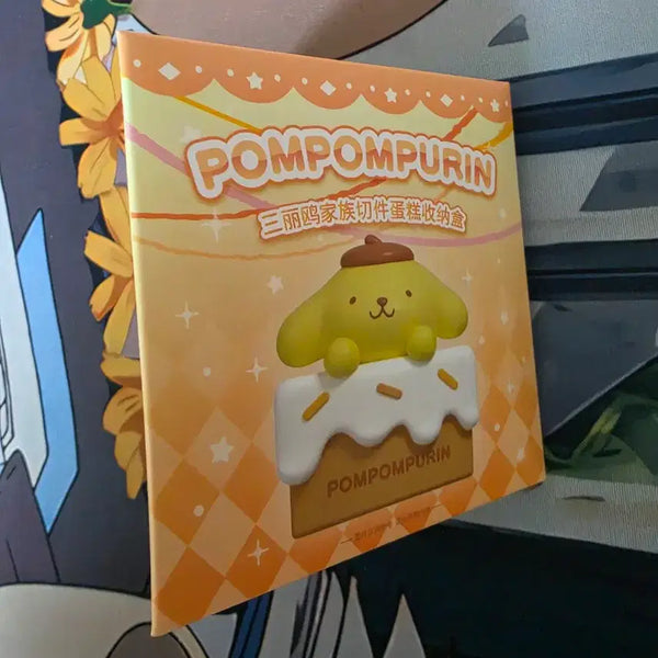 [BUNJANG] Sanrio Pompompurin Slice Cake Mini Case Accessory Storage / (정품)산리오 조각 케이크 미니 케이스 악세사리 수납함 폼폼푸린