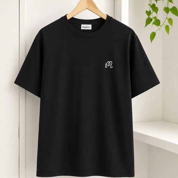 [BUNJANG] Malbon Golf Short Sleeve T-Shirt Black / 말본 골프 반팔 티셔츠 블랙