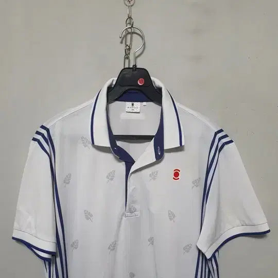 [BUNJANG] Wide Angle Men's Short Sleeve Golf T-Shirt White Size 100 / 0019) 와이드앵글 남성 골프 반팔티셔츠 100