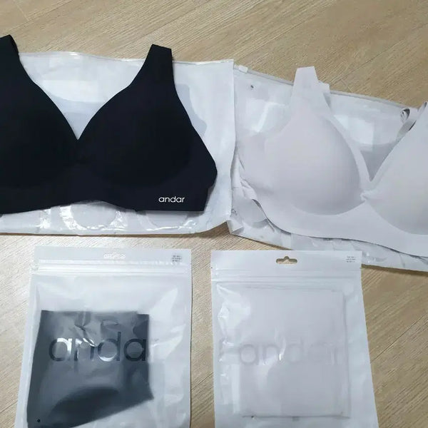 [BUNJANG] Andar All Day Fit Cooling Bra Panty Set 2 Types / 안다르 올데이핏 쿨링 브라 팬티 세트 2종