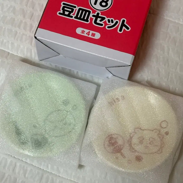 [BUNJANG] Chikawa Animaid Kuji Kurimanjyu & Shisa Bowl Set / 치이카와 애니마이 쿠지 18번 쿠리만쥬&시사 그릇세트
