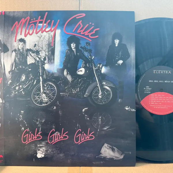 [BUNJANG] Motley Crue Girls, Girls, Girls 1987 Japan Original LP / (일본 LP) Motley Crue - Girls, Girls, Girls 1987년 초반