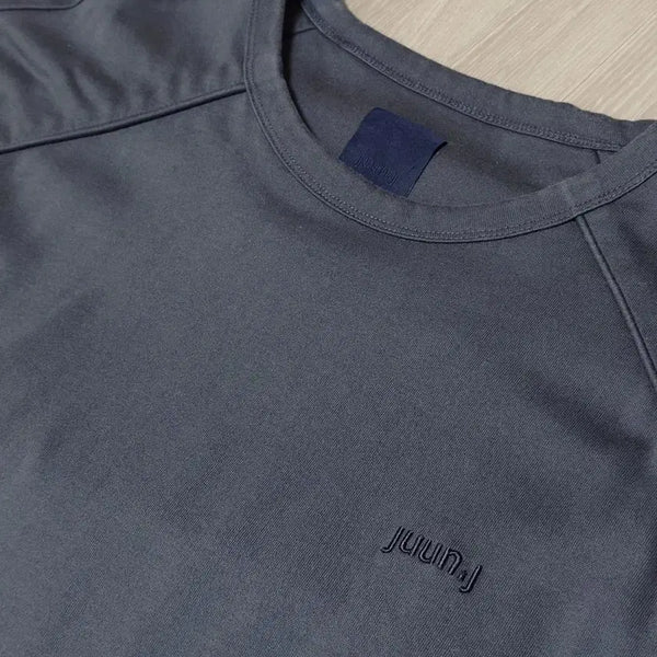 [BUNJANG] Juun.J Double Layered Jersey Long Sleeve Grey / [M] 준지 더블 레이어드 저지 롱슬리브 그레이
