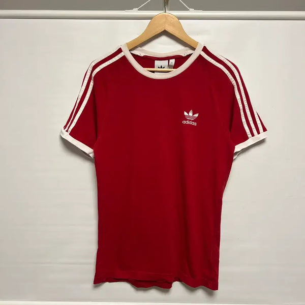 [BUNJANG] Adidas Europa Round Short-Sleeve T-Shirt (Red, Size M) / [정품/M] 아디다스 유로파 레드 라운드 반팔 티셔츠