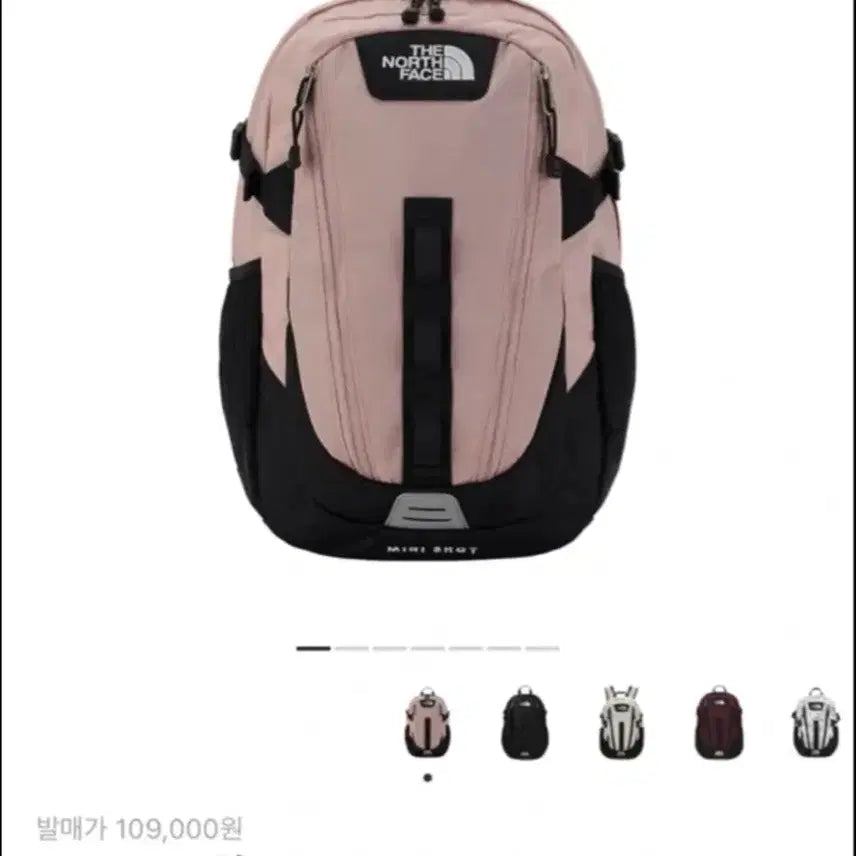 [BUNJANG] The North Face Mini Shot Backpack Pastel Pink / 노스페이스 미니샷 파스텔 핑크 백팩