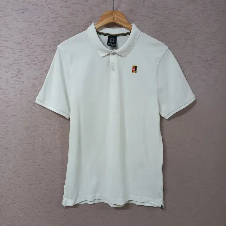 [BUNJANG] Nike White Short Sleeve Polo Shirt Men's M / B7-28/나이키 화이트 반팔 카라티 남성M
