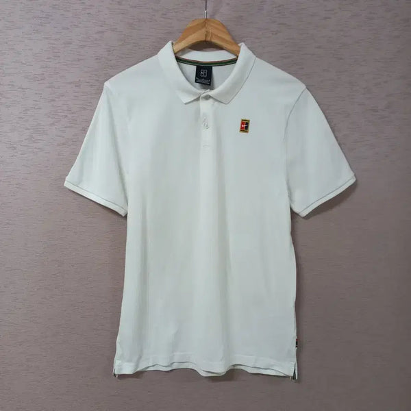 [BUNJANG] Nike White Short Sleeve Polo Shirt Men's M / B7-28/나이키 화이트 반팔 카라티 남성M