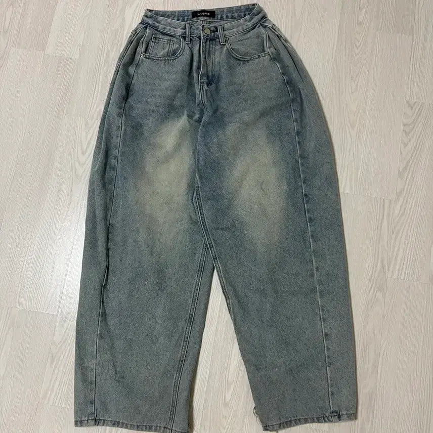 [BUNJANG] Wide Pintuck Washed Pants / 와이드 핀턱 팬츠