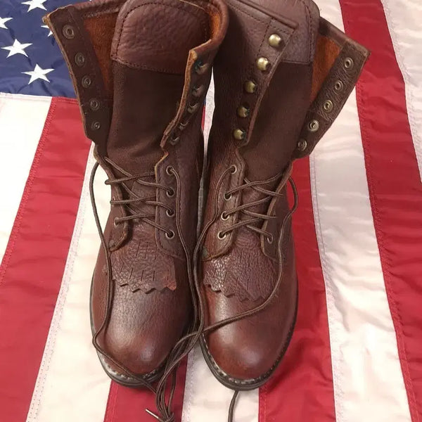 [BUNJANG] Vintage Lace-up Leather Work Boots / 새제품급 빈티지 레이스업 레더 워크 부츠
