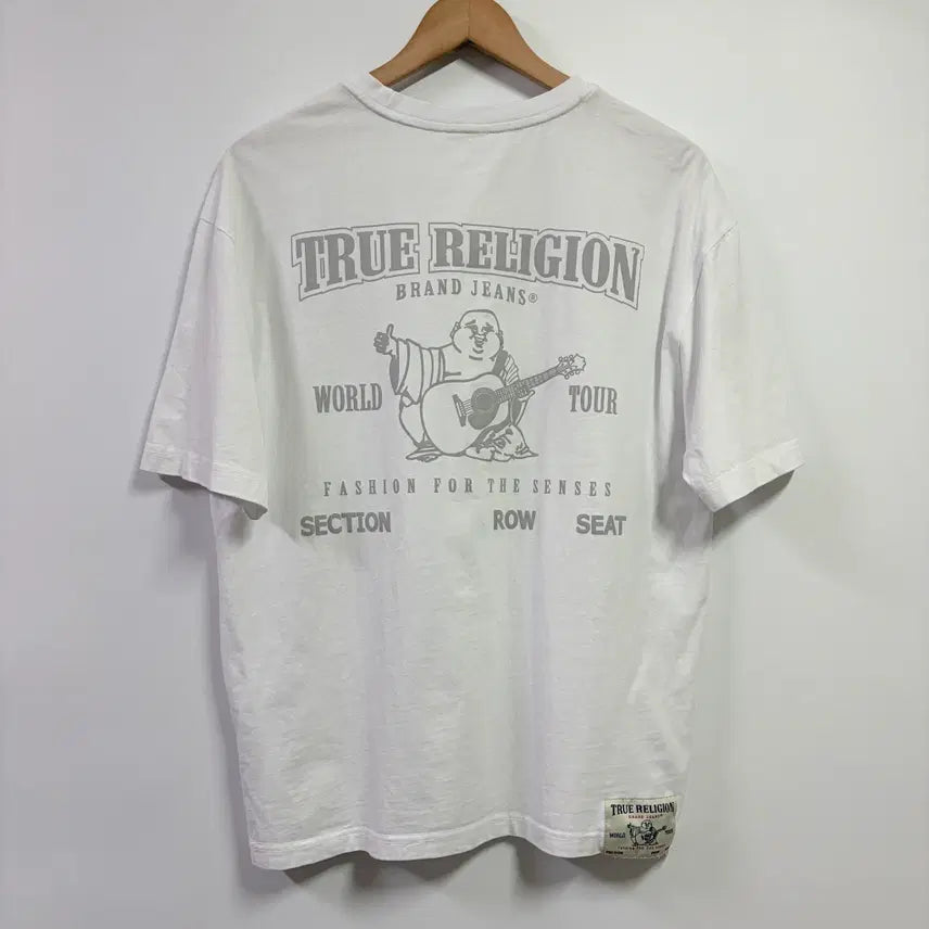 [BUNJANG] True Religion Back Logo Print T-Shirt (Size M) / [M] 트루릴리전 백로고 프린팅 반팔 티셔츠