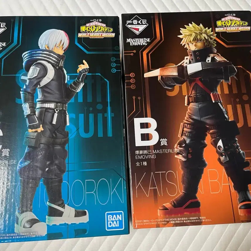 [BUNJANG] My Hero Academia World Heroes' Mission Shoto & Bakugo Bundle Set (Sealed) / 미개봉/일괄/택포30) 나의히어로아카데미아 월히미 월드히어로미션 쇼토 바쿠고