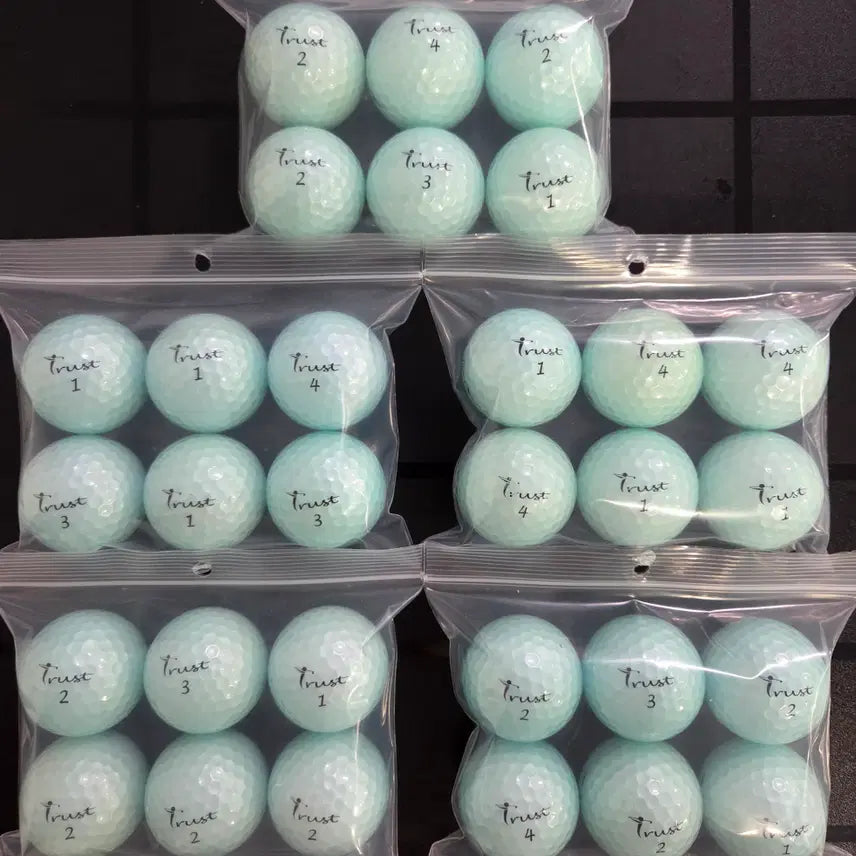 [BUNJANG] Trust 3-Piece Colored Used Golf Balls (30-Ball Set) / 트러스트 A급 trust 3피스 컬러 로스트볼 30구 중고골프공