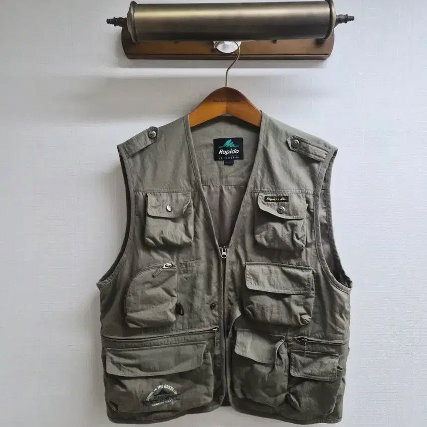 [BUNJANG] Rapido Old School Outdoor Vest / 105) Rapido 라피도 올드스쿨 아웃도어 조끼 팝니다