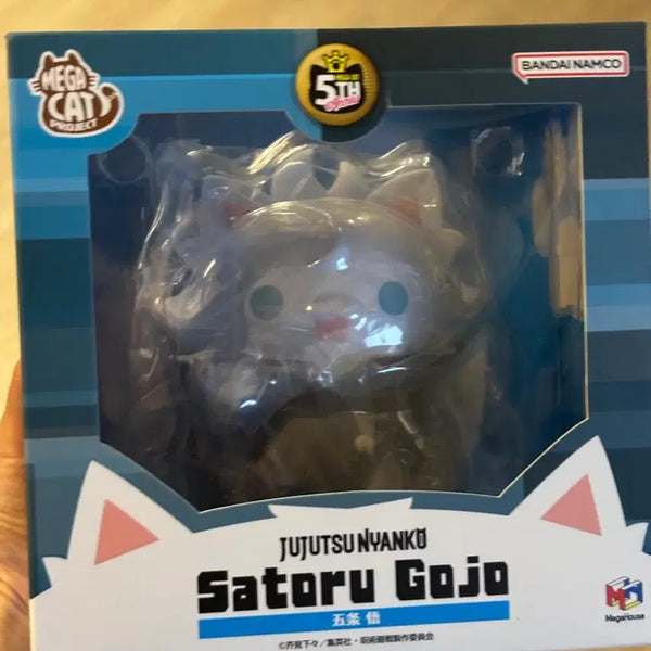[BUNJANG] Jujutsu Kaisen Gojo Satoru Megacat Neko Figure / 주술회전 메가캣 고죠 사토루 거대냥코
