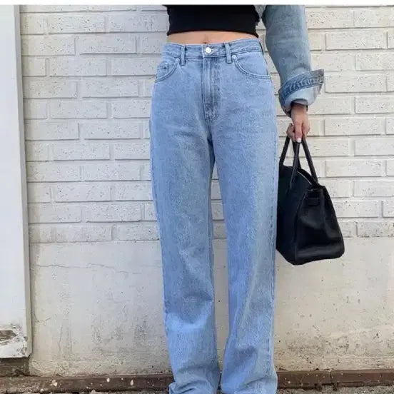 [BUNJANG] Thewish Light Wash Denim Jeans / 더위시)연청데님