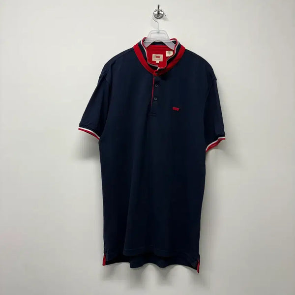[BUNJANG] Levi's Henry Neck T-Shirt / 리바이스 헨리넥 티셔츠