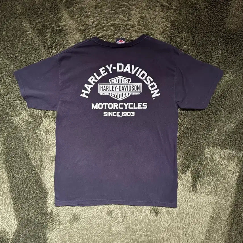 [BUNJANG] Harley-Davidson 2024 Seoul Tribute Tubular T-Shirt Black / [L] 할리데이비슨 2024 서울 트리뷰트 튜블러 티셔츠 블랙