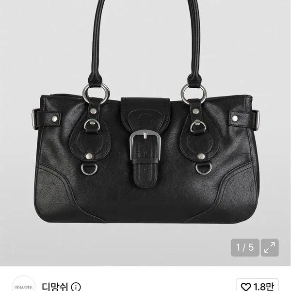 [BUNJANG] Dimanche Editor Bag Black / 디망쉬 에디터백 블랙