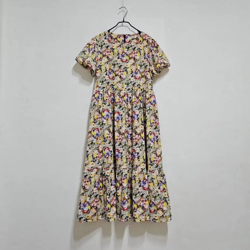 [BUNJANG] Style Lounge Square Neck Long Dress / 스타일라운지 스퀘어 롱원피스