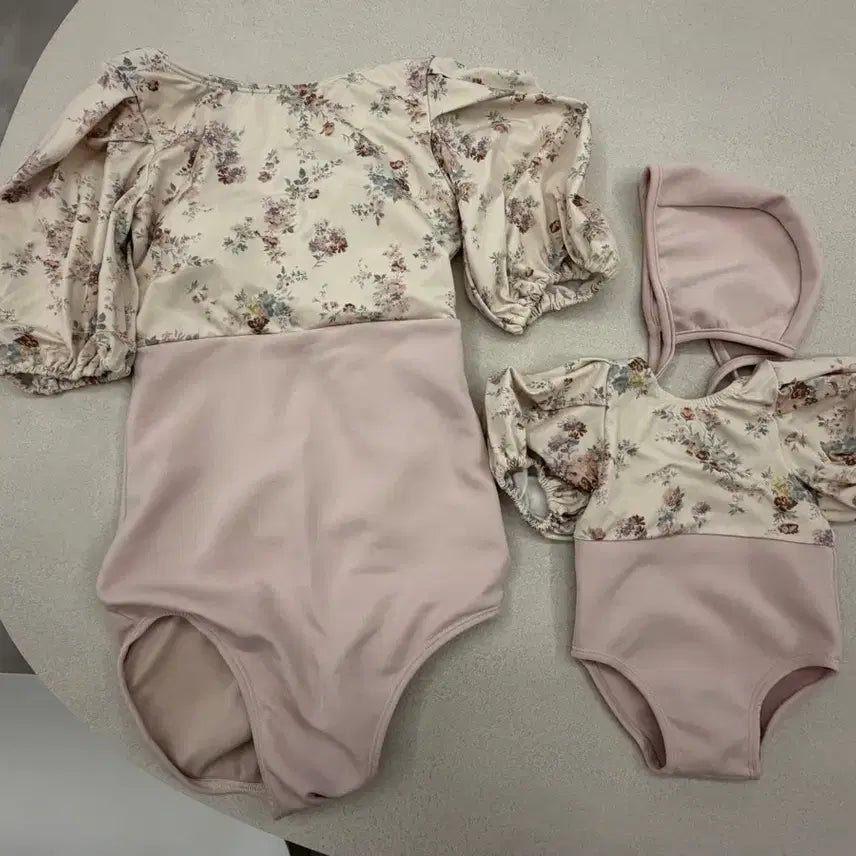 [BUNJANG] Monbebe Mommy and Baby Couple Swimsuit Set / 몽베베 엄마 아기 커플 수영복