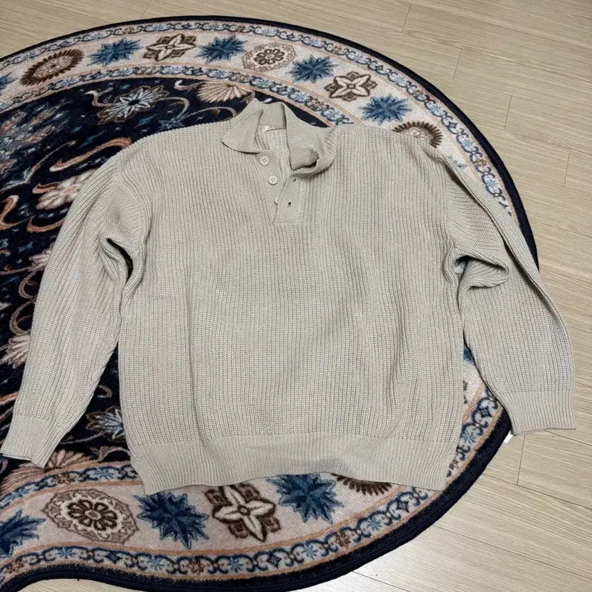 [BUNJANG] Ivory Collar Knit / 아이보리 카라 니트
