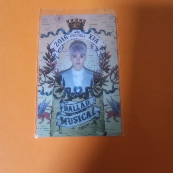 [BUNJANG] XIA Junsu 2016 Ballad Musical Concert Photocard / 시아준수 2016 Ballad Musical Concert 포토카드