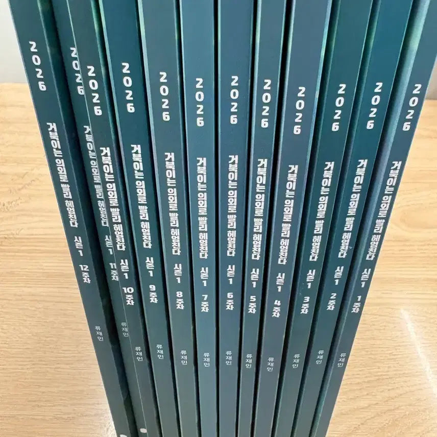[BUNJANG] Kangnam DaeSung Ryu Jae Min Season 1 Textbook Full Set / 27 강대 강남대성 류재민 시즌1 교재 전권 판매