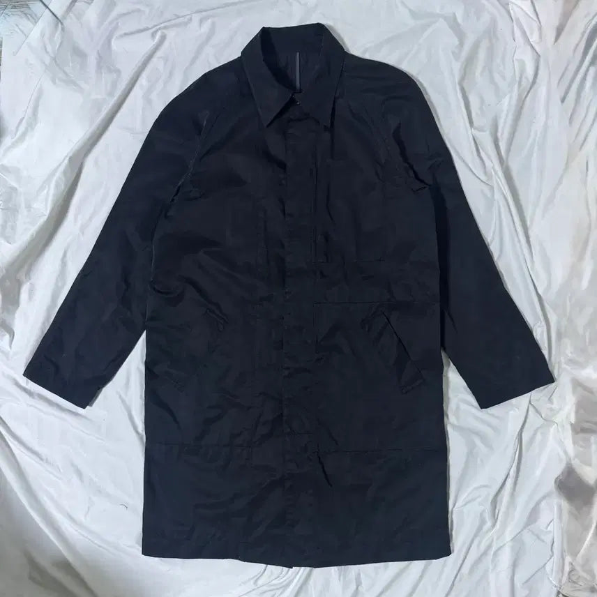 [BUNJANG] Yohji Yamamoto Durban AAR Nylon Stand Collar Coat L / 요지야마모토 aar 나일론 코트