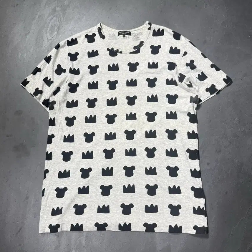 [BUNJANG] Comme des Garçons Homme Plus Mickey Mouse Short Sleeve T-Shirt / 꼼데가르송 옴므 플러스 미키마우스 반팔 티셔츠