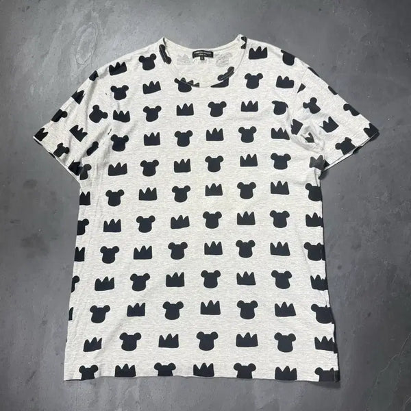 [BUNJANG] Comme des Garçons Homme Plus Mickey Mouse Short Sleeve T-Shirt / 꼼데가르송 옴므 플러스 미키마우스 반팔 티셔츠