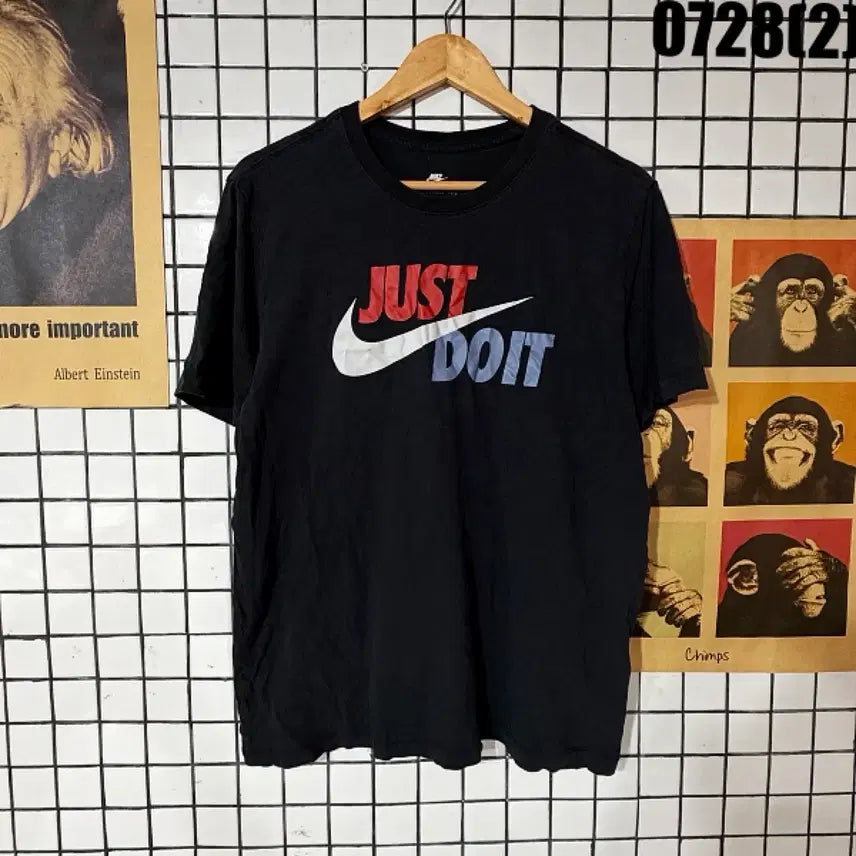 [BUNJANG] Nike Just Do It Short Sleeve T-Shirt Black XL / 나이키 저스트 두 잇 반팔 티셔츠 블랙 XL 0728