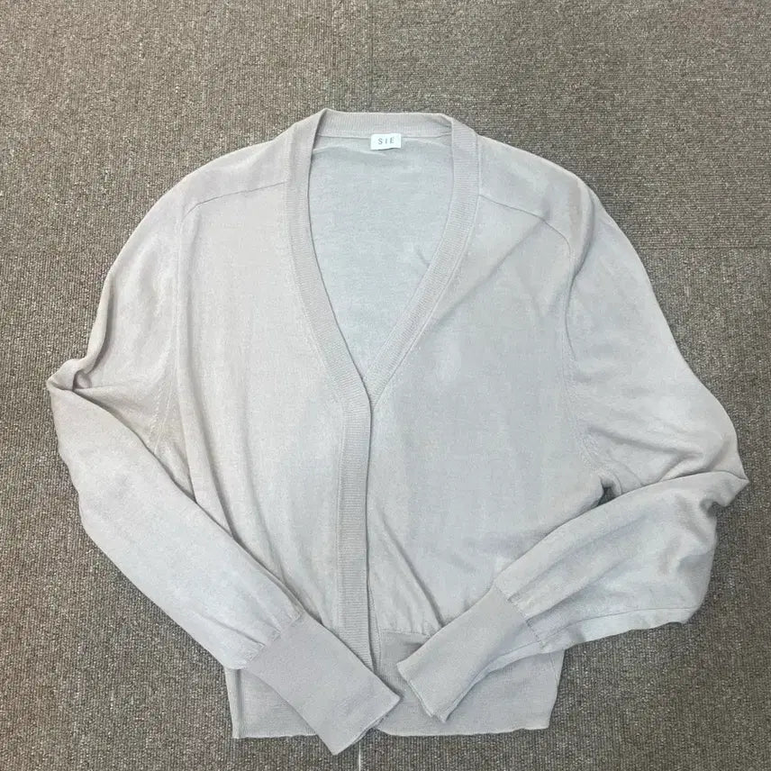 [BUNJANG] SIE Beige Knit Cardigan / SIE 시에 가디건