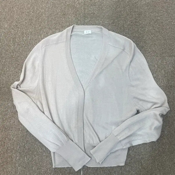 [BUNJANG] SIE Beige Knit Cardigan / SIE 시에 가디건