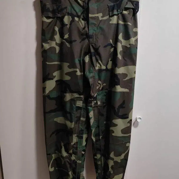 [BUNJANG] US Army ORC Original Woodland Waterproof Rain Suit Pants Medium 38-40 / 미디엄 38~40 미군 ORC 오리지널 우드랜드 방수 레인슈트 바지