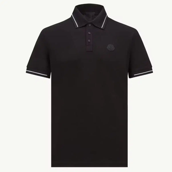 [BUNJANG] Moncler Men's Black Polo Shirt Size M / 몽클레어 새제품 반값 럭셔리 카라티 M 블랙