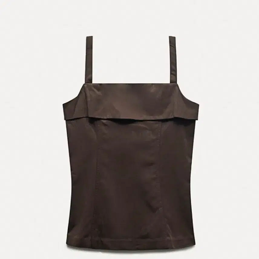 [BUNJANG] Mixxo Bustier Blouse Brown / 미쏘 뷔스티에 블라우스