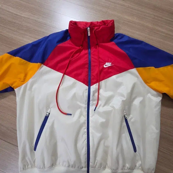 [BUNJANG] Nike Multi-Color Windbreaker Jacket / 나이키 바람막이 멀티 컬러