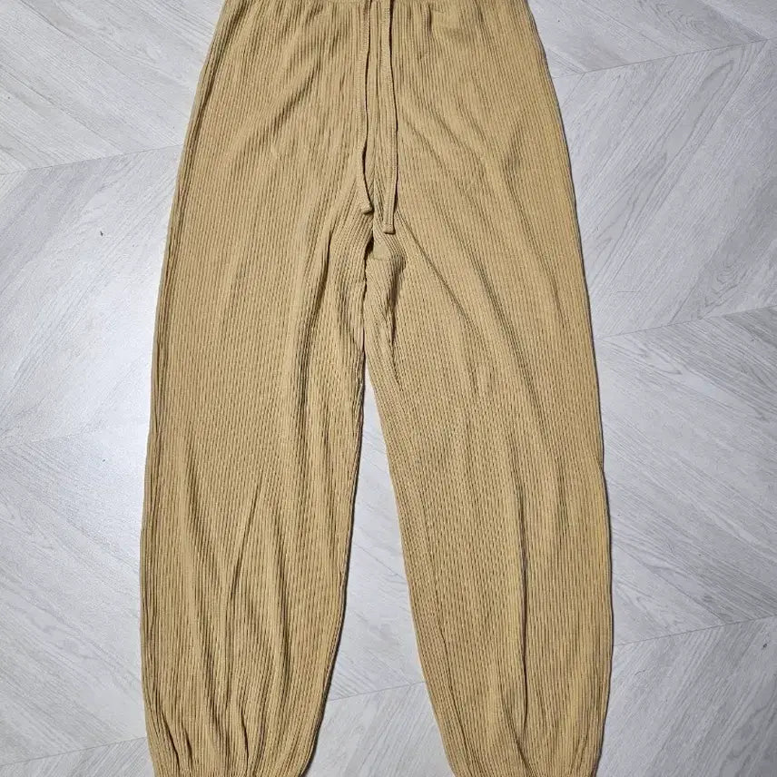 [BUNJANG] OZ IS Lip Jogger Pants Yellow S / 오즈이즈 립조거
